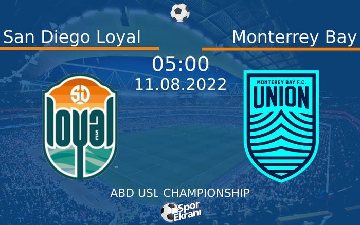 11 Ağustos 2022 San Diego Loyal vs Monterrey Bay maçı Hangi Kanalda Saat Kaçta Yayınlanacak? 11 Ağustos 2022 San Diego Loyal vs Monterrey Bay maçı Hangi Kanalda Saat Kaçta Yayınlanacak?