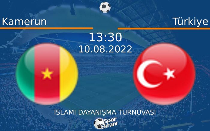 10 Ağustos 2022 Kamerun vs Türkiye maçı Hangi Kanalda Saat Kaçta Yayınlanacak? 10 Ağustos 2022 Kamerun vs Türkiye maçı Hangi Kanalda Saat Kaçta Yayınlanacak?
