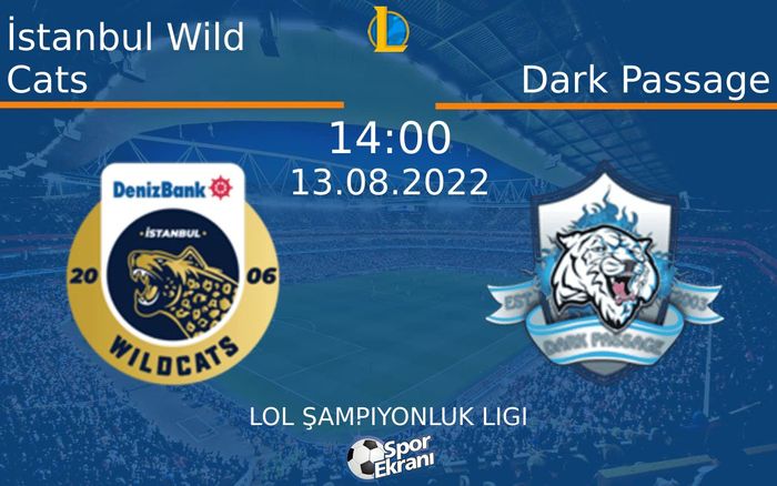 13 Ağustos 2022 İstanbul Wild Cats vs Dark Passage maçı Hangi Kanalda Saat Kaçta Yayınlanacak?