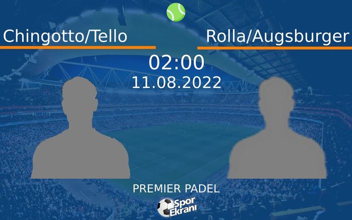 11 Ağustos 2022 Chingotto/Tello vs Rolla/Augsburger maçı Hangi Kanalda Saat Kaçta Yayınlanacak? 11 Ağustos 2022 Chingotto/Tello vs Rolla/Augsburger maçı Hangi Kanalda Saat Kaçta Yayınlanacak?