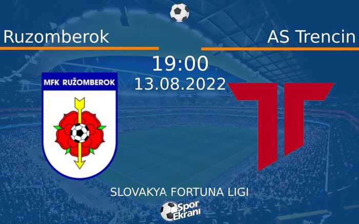 13 Ağustos 2022 Ruzomberok vs AS Trencin maçı Hangi Kanalda Saat Kaçta Yayınlanacak? 13 Ağustos 2022 Ruzomberok vs AS Trencin maçı Hangi Kanalda Saat Kaçta Yayınlanacak?