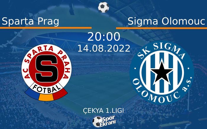 14 Ağustos 2022 Sparta Prag vs Sigma Olomouc maçı Hangi Kanalda Saat Kaçta Yayınlanacak? 14 Ağustos 2022 Sparta Prag vs Sigma Olomouc maçı Hangi Kanalda Saat Kaçta Yayınlanacak?