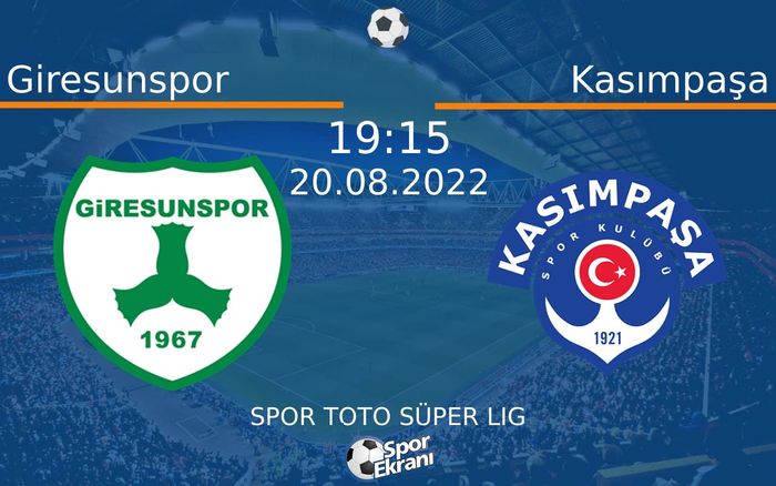 20 Ağustos 2022 Giresunspor vs Kasımpaşa maçı Hangi Kanalda Saat Kaçta Yayınlanacak? 20 Ağustos 2022 Giresunspor vs Kasımpaşa maçı Hangi Kanalda Saat Kaçta Yayınlanacak?