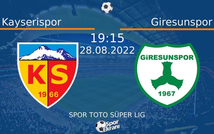 28 Ağustos 2022 Kayserispor vs Giresunspor maçı Hangi Kanalda Saat Kaçta Yayınlanacak? 28 Ağustos 2022 Kayserispor vs Giresunspor maçı Hangi Kanalda Saat Kaçta Yayınlanacak?