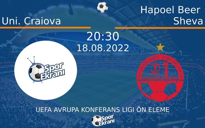 18 Ağustos 2022 Uni. Craiova vs Hapoel Beer Sheva maçı Hangi Kanalda Saat Kaçta Yayınlanacak?