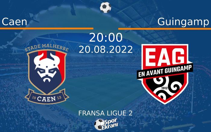 20 Ağustos 2022 Caen vs Guingamp maçı Hangi Kanalda Saat Kaçta Yayınlanacak? 20 Ağustos 2022 Caen vs Guingamp maçı Hangi Kanalda Saat Kaçta Yayınlanacak?