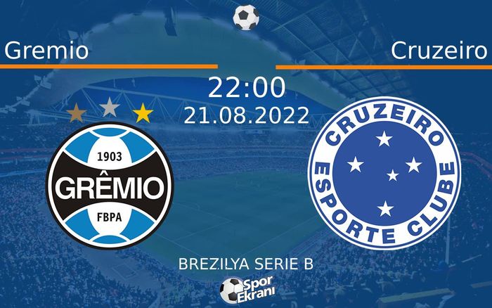 21 Ağustos 2022 Gremio vs Cruzeiro maçı Hangi Kanalda Saat Kaçta Yayınlanacak? 21 Ağustos 2022 Gremio vs Cruzeiro maçı Hangi Kanalda Saat Kaçta Yayınlanacak?