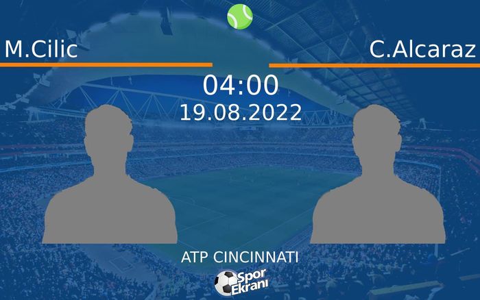 19 Ağustos 2022 M.Cilic vs C.Alcaraz maçı Hangi Kanalda Saat Kaçta Yayınlanacak?