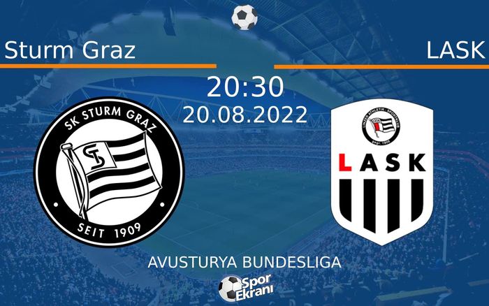 20 Ağustos 2022 Sturm Graz vs LASK maçı Hangi Kanalda Saat Kaçta Yayınlanacak? 20 Ağustos 2022 Sturm Graz vs LASK maçı Hangi Kanalda Saat Kaçta Yayınlanacak?