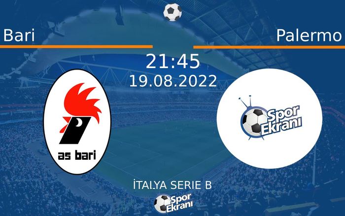 19 Ağustos 2022 Bari vs Palermo maçı Hangi Kanalda Saat Kaçta Yayınlanacak? 19 Ağustos 2022 Bari vs Palermo maçı Hangi Kanalda Saat Kaçta Yayınlanacak?