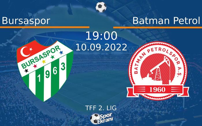 10 Eylül 2022 Bursaspor vs Batman Petrol maçı Hangi Kanalda Saat Kaçta Yayınlanacak? 10 Eylül 2022 Bursaspor vs Batman Petrol maçı Hangi Kanalda Saat Kaçta Yayınlanacak?