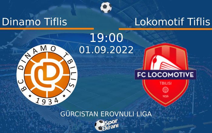 01 Eylül 2022 Dinamo Tiflis vs Lokomotif Tiflis maçı Hangi Kanalda Saat Kaçta Yayınlanacak? 01 Eylül 2022 Dinamo Tiflis vs Lokomotif Tiflis maçı Hangi Kanalda Saat Kaçta Yayınlanacak?