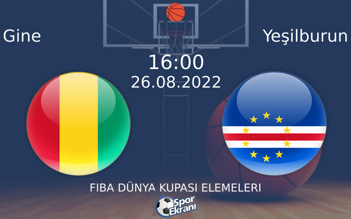 26 Ağustos 2022 Gine vs Yeşilburun maçı Hangi Kanalda Saat Kaçta Yayınlanacak? 26 Ağustos 2022 Gine vs Yeşilburun maçı Hangi Kanalda Saat Kaçta Yayınlanacak?