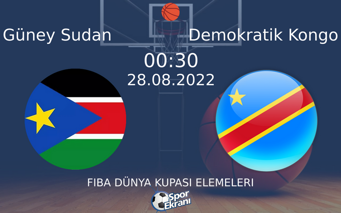28 Ağustos 2022 Güney Sudan vs Demokratik Kongo maçı Hangi Kanalda Saat Kaçta Yayınlanacak? 28 Ağustos 2022 Güney Sudan vs Demokratik Kongo maçı Hangi Kanalda Saat Kaçta Yayınlanacak?