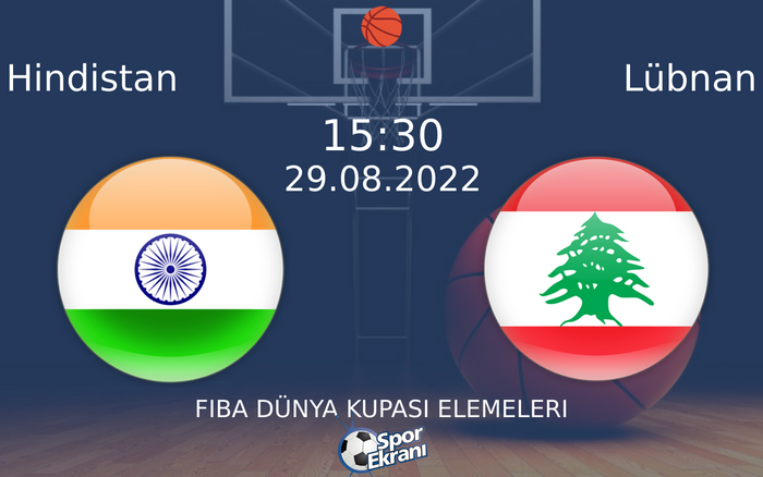 29 Ağustos 2022 Hindistan vs Lübnan maçı Hangi Kanalda Saat Kaçta Yayınlanacak?