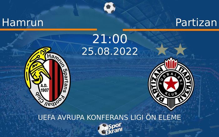 25 Ağustos 2022 Hamrun vs Partizan maçı Hangi Kanalda Saat Kaçta Yayınlanacak? 25 Ağustos 2022 Hamrun vs Partizan maçı Hangi Kanalda Saat Kaçta Yayınlanacak?