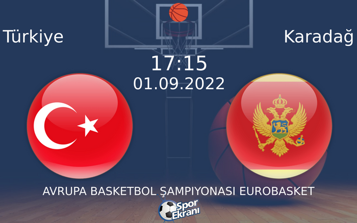 01 Eylül 2022 Türkiye vs Karadağ maçı Hangi Kanalda Saat Kaçta Yayınlanacak? 01 Eylül 2022 Türkiye vs Karadağ maçı Hangi Kanalda Saat Kaçta Yayınlanacak?