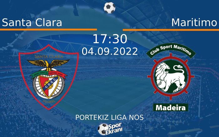 04 Eylül 2022 Santa Clara vs Maritimo maçı Hangi Kanalda Saat Kaçta Yayınlanacak? 04 Eylül 2022 Santa Clara vs Maritimo maçı Hangi Kanalda Saat Kaçta Yayınlanacak?