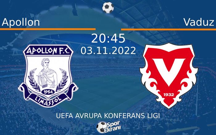 03 Kasım 2022 Apollon vs Vaduz maçı Hangi Kanalda Saat Kaçta Yayınlanacak? 03 Kasım 2022 Apollon vs Vaduz maçı Hangi Kanalda Saat Kaçta Yayınlanacak?