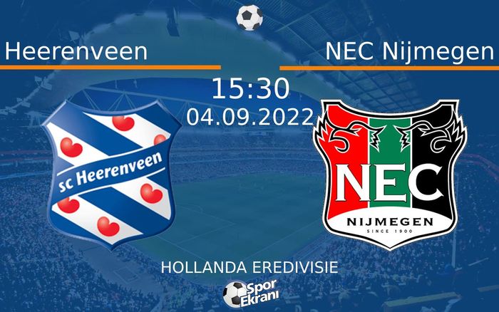 04 Eylül 2022 Heerenveen vs NEC Nijmegen maçı Hangi Kanalda Saat Kaçta Yayınlanacak? 04 Eylül 2022 Heerenveen vs NEC Nijmegen maçı Hangi Kanalda Saat Kaçta Yayınlanacak?
