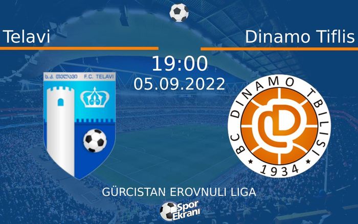 05 Eylül 2022 Telavi vs Dinamo Tiflis maçı Hangi Kanalda Saat Kaçta Yayınlanacak? 05 Eylül 2022 Telavi vs Dinamo Tiflis maçı Hangi Kanalda Saat Kaçta Yayınlanacak?