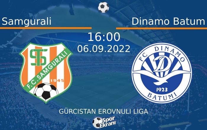 06 Eylül 2022 Samgurali vs Dinamo Batum maçı Hangi Kanalda Saat Kaçta Yayınlanacak?