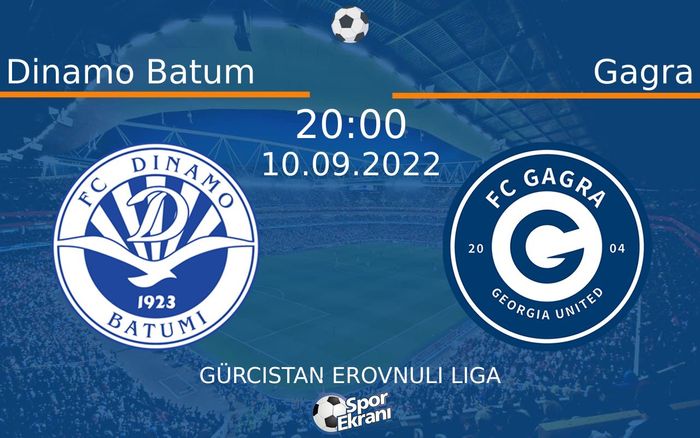 10 Eylül 2022 Dinamo Batum vs Gagra maçı Hangi Kanalda Saat Kaçta Yayınlanacak? 10 Eylül 2022 Dinamo Batum vs Gagra maçı Hangi Kanalda Saat Kaçta Yayınlanacak?