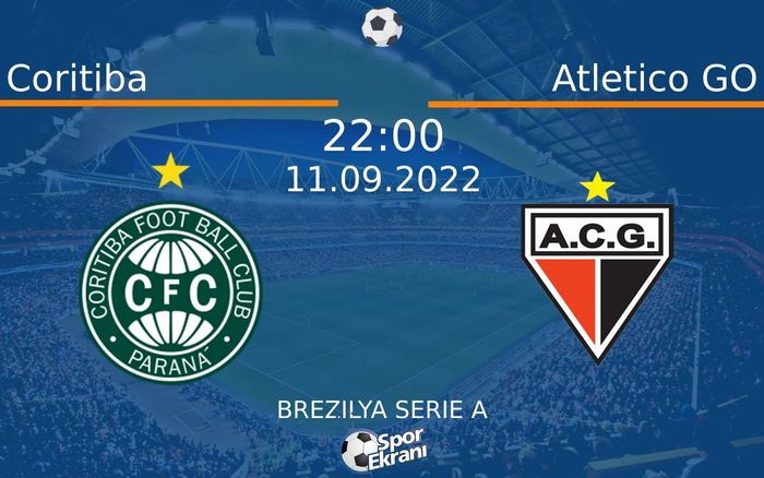 11 Eylül 2022 Coritiba vs Atletico GO maçı Hangi Kanalda Saat Kaçta Yayınlanacak? 11 Eylül 2022 Coritiba vs Atletico GO maçı Hangi Kanalda Saat Kaçta Yayınlanacak?