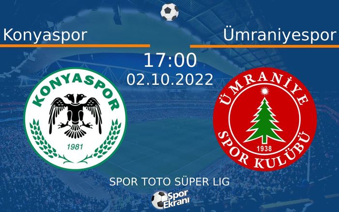 02 Ekim 2022 Konyaspor vs Ümraniyespor maçı Hangi Kanalda Saat Kaçta Yayınlanacak? 02 Ekim 2022 Konyaspor vs Ümraniyespor maçı Hangi Kanalda Saat Kaçta Yayınlanacak?