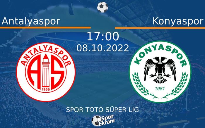 08 Ekim 2022 Antalyaspor vs Konyaspor maçı Hangi Kanalda Saat Kaçta Yayınlanacak? 08 Ekim 2022 Antalyaspor vs Konyaspor maçı Hangi Kanalda Saat Kaçta Yayınlanacak?