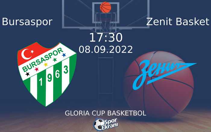 08 Eylül 2022 Bursaspor vs Zenit Basket maçı Hangi Kanalda Saat Kaçta Yayınlanacak?
