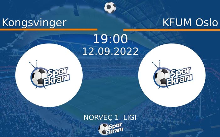 12 Eylül 2022 Kongsvinger vs KFUM Oslo maçı Hangi Kanalda Saat Kaçta Yayınlanacak? 12 Eylül 2022 Kongsvinger vs KFUM Oslo maçı Hangi Kanalda Saat Kaçta Yayınlanacak?