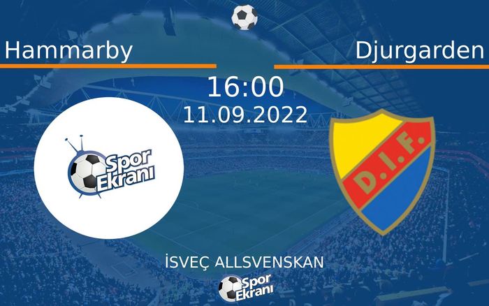 11 Eylül 2022 Hammarby vs Djurgarden maçı Hangi Kanalda Saat Kaçta Yayınlanacak?
