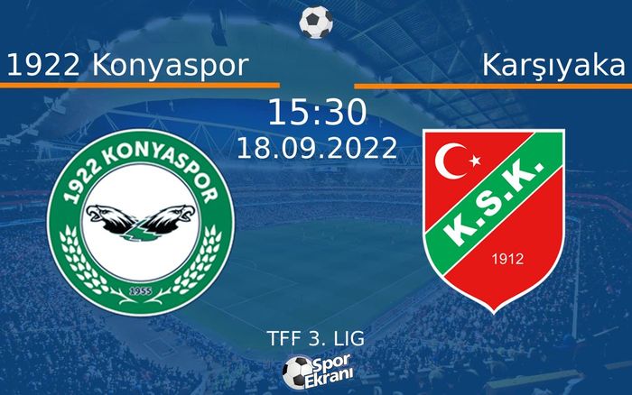 18 Eylül 2022 1922 Konyaspor vs Karşıyaka maçı Hangi Kanalda Saat Kaçta Yayınlanacak? 18 Eylül 2022 1922 Konyaspor vs Karşıyaka maçı Hangi Kanalda Saat Kaçta Yayınlanacak?