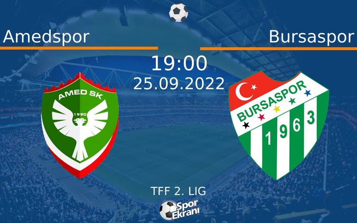25 Eylül 2022 Amedspor vs Bursaspor maçı Hangi Kanalda Saat Kaçta Yayınlanacak? 25 Eylül 2022 Amedspor vs Bursaspor maçı Hangi Kanalda Saat Kaçta Yayınlanacak?