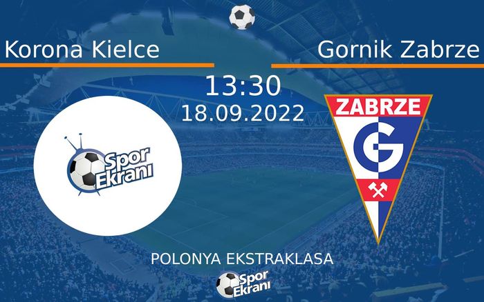 18 Eylül 2022 Korona Kielce vs Gornik Zabrze maçı Hangi Kanalda Saat Kaçta Yayınlanacak? 18 Eylül 2022 Korona Kielce vs Gornik Zabrze maçı Hangi Kanalda Saat Kaçta Yayınlanacak?