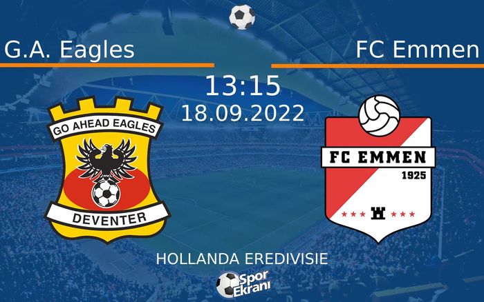 18 Eylül 2022 G.A. Eagles vs FC Emmen maçı Hangi Kanalda Saat Kaçta Yayınlanacak? 18 Eylül 2022 G.A. Eagles vs FC Emmen maçı Hangi Kanalda Saat Kaçta Yayınlanacak?