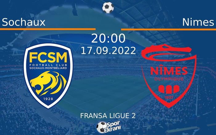 17 Eylül 2022 Sochaux vs Nimes maçı Hangi Kanalda Saat Kaçta Yayınlanacak? 17 Eylül 2022 Sochaux vs Nimes maçı Hangi Kanalda Saat Kaçta Yayınlanacak?