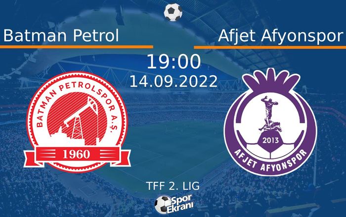 14 Eylül 2022 Batman Petrol vs Afjet Afyonspor maçı Hangi Kanalda Saat Kaçta Yayınlanacak? 14 Eylül 2022 Batman Petrol vs Afjet Afyonspor maçı Hangi Kanalda Saat Kaçta Yayınlanacak?