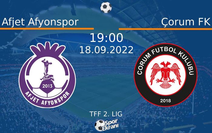 18 Eylül 2022 Afjet Afyonspor vs Çorum FK maçı Hangi Kanalda Saat Kaçta Yayınlanacak? 18 Eylül 2022 Afjet Afyonspor vs Çorum FK maçı Hangi Kanalda Saat Kaçta Yayınlanacak?
