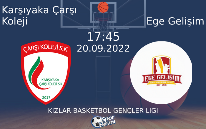 20 Eylül 2022 Karşıyaka Çarşı Koleji vs Ege Gelişim maçı Hangi Kanalda Saat Kaçta Yayınlanacak? 20 Eylül 2022 Karşıyaka Çarşı Koleji vs Ege Gelişim maçı Hangi Kanalda Saat Kaçta Yayınlanacak?