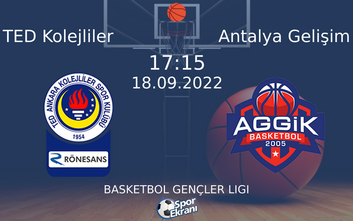 18 Eylül 2022 TED Kolejliler vs Antalya Gelişim maçı Hangi Kanalda Saat Kaçta Yayınlanacak? 18 Eylül 2022 TED Kolejliler vs Antalya Gelişim maçı Hangi Kanalda Saat Kaçta Yayınlanacak?