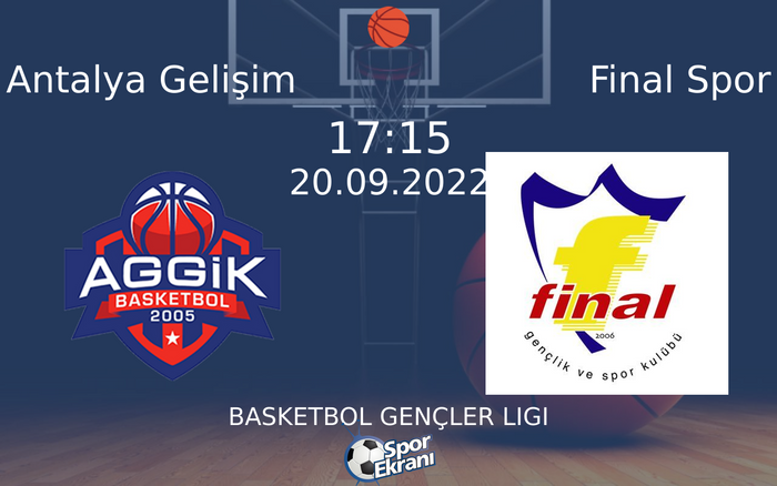 20 Eylül 2022 Antalya Gelişim vs Final Spor maçı Hangi Kanalda Saat Kaçta Yayınlanacak? 20 Eylül 2022 Antalya Gelişim vs Final Spor maçı Hangi Kanalda Saat Kaçta Yayınlanacak?