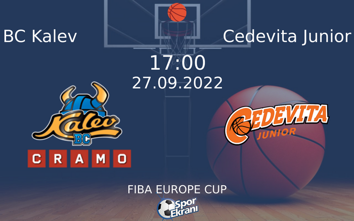 27 Eylül 2022 BC Kalev vs Cedevita Junior maçı Hangi Kanalda Saat Kaçta Yayınlanacak? 27 Eylül 2022 BC Kalev vs Cedevita Junior maçı Hangi Kanalda Saat Kaçta Yayınlanacak?