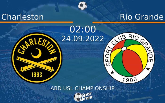 24 Eylül 2022 Charleston vs Rio Grande maçı Hangi Kanalda Saat Kaçta Yayınlanacak? 24 Eylül 2022 Charleston vs Rio Grande maçı Hangi Kanalda Saat Kaçta Yayınlanacak?