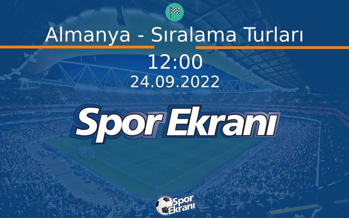 24 Eylül 2022 FIA ETC Cup - Almanya - Sıralama Turları  Hangi Kanalda Saat Kaçta Yayınlanacak?