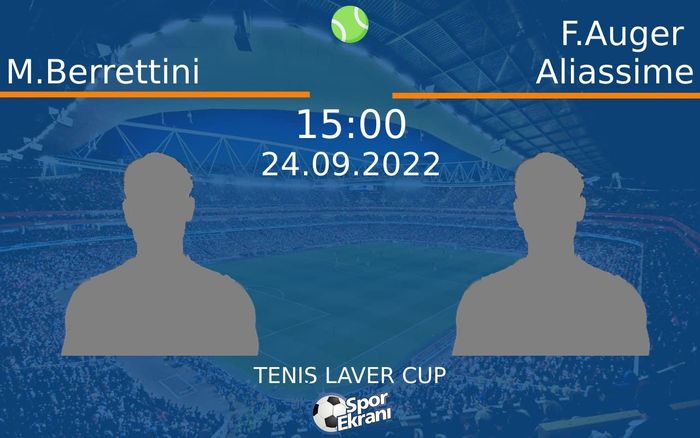 24 Eylül 2022 M.Berrettini vs F.Auger Aliassime maçı Hangi Kanalda Saat Kaçta Yayınlanacak? 24 Eylül 2022 M.Berrettini vs F.Auger Aliassime maçı Hangi Kanalda Saat Kaçta Yayınlanacak?
