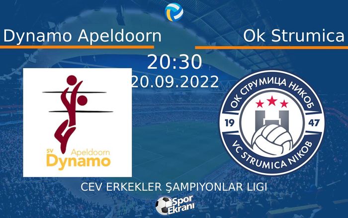 20 Eylül 2022 Dynamo Apeldoorn vs Ok Strumica maçı Hangi Kanalda Saat Kaçta Yayınlanacak?