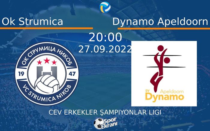 27 Eylül 2022 Ok Strumica vs Dynamo Apeldoorn maçı Hangi Kanalda Saat Kaçta Yayınlanacak? 27 Eylül 2022 Ok Strumica vs Dynamo Apeldoorn maçı Hangi Kanalda Saat Kaçta Yayınlanacak?