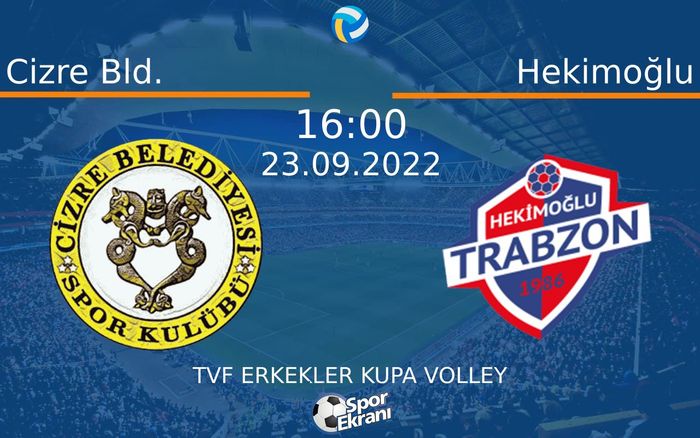 23 Eylül 2022 Cizre Bld. vs Hekimoğlu maçı Hangi Kanalda Saat Kaçta Yayınlanacak? 23 Eylül 2022 Cizre Bld. vs Hekimoğlu maçı Hangi Kanalda Saat Kaçta Yayınlanacak?